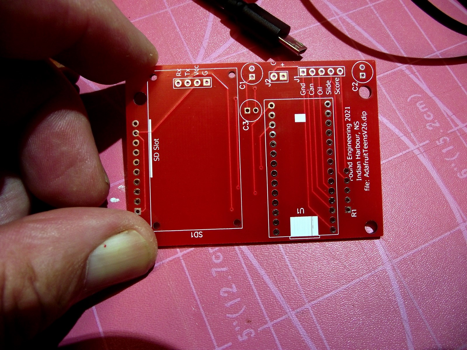 printed circuit board (PCB) for MCU, sound, video