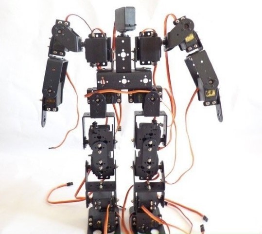 17 servo robot, made in 2017