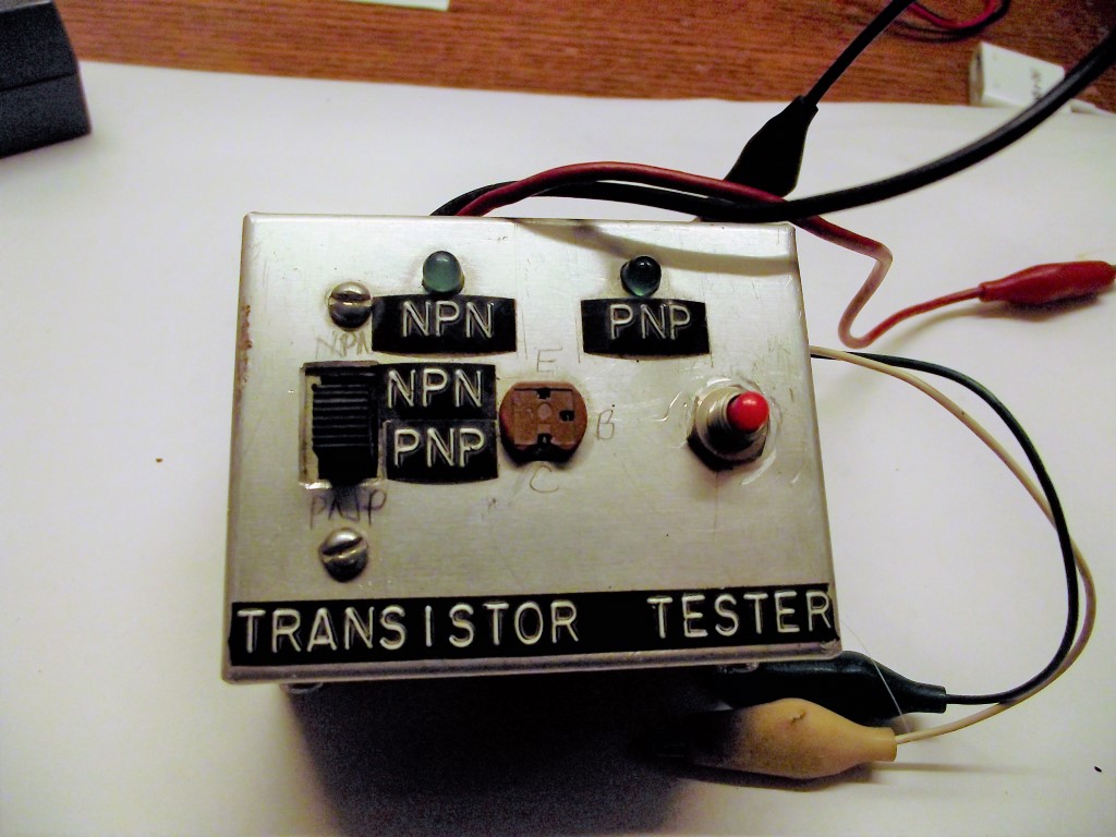 Transistor tester, crude and simple but effective